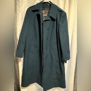 Women's Teal Overcoat